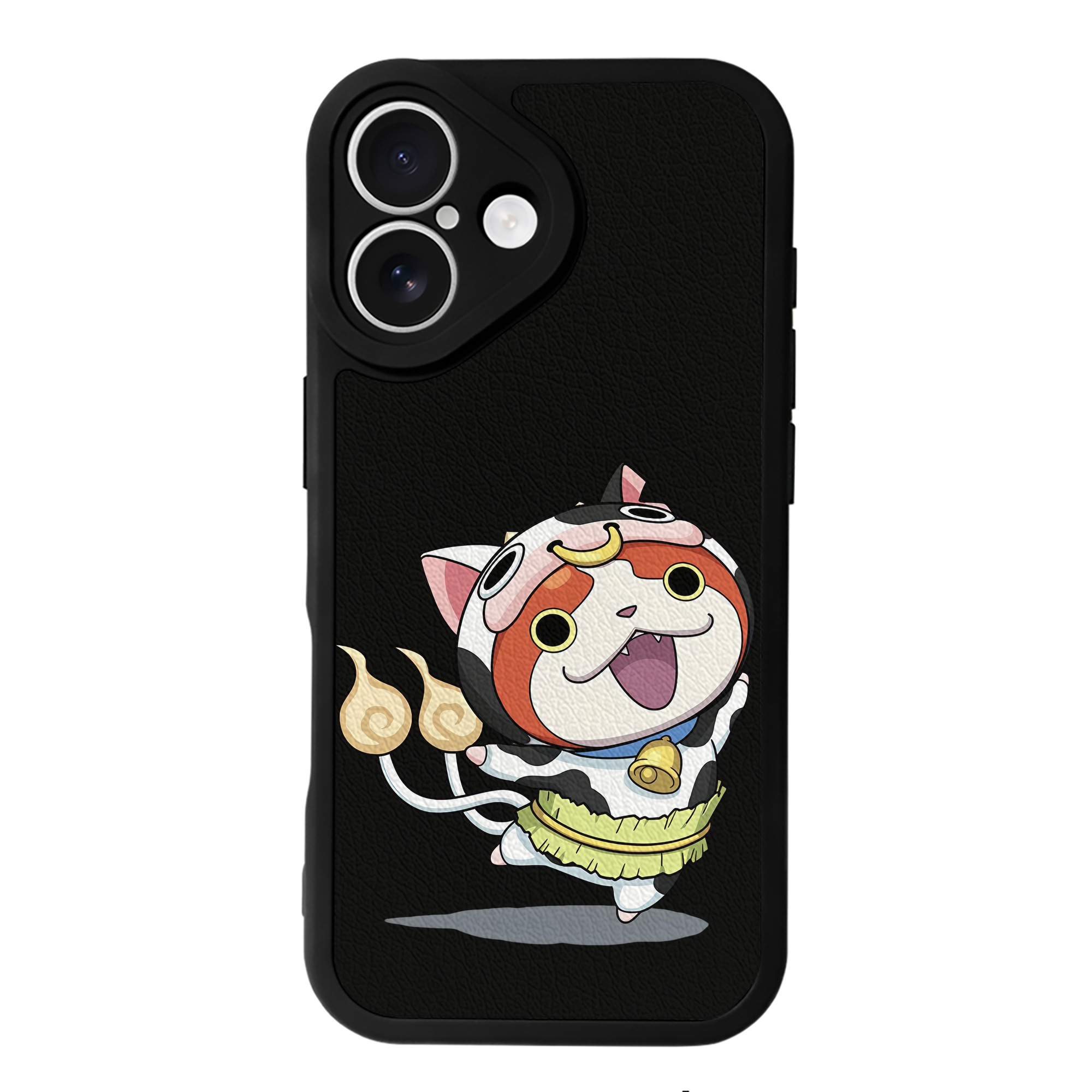 （画像用） 妖怪ウォッチ Yo-kai Watch 【iPhone 16シリーズ対応】シリコンスマホケース（レザー調） 材質：シリコン